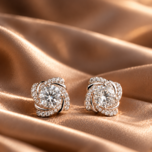 Boucles d’oreilles Eternal Bloom — Moissanite