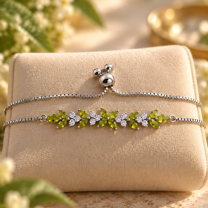 Bracelet Sylvaris — Péridot Naturel