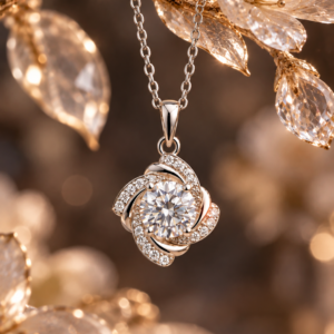 Pendentif Eternal Bloom — Moissanite
